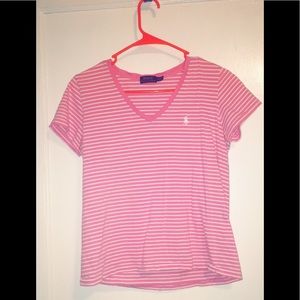 womens pink polo shirt